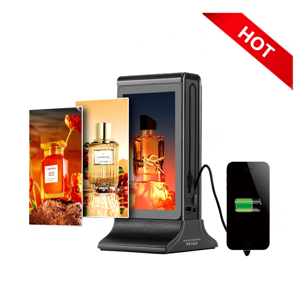 Hot FYD-835SD Table Top Digital WiFi Table Talkers Advertising Display